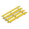 Jaypro Soccer All Aluminum Bleacher (4 Row - Single Foot Plank)-Soccer Command
