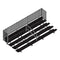 Jaypro 21' Soccer Enclosed Bleacher (5 Row - Double Foot Plank with Guard Rail & Aisle)