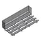 Jaypro 21' Soccer Enclosed Bleacher (5 Row - Double Foot Plank with Guard Rail & Aisle)