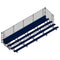 Jaypro Soccer Enclosed Bleacher (5 Row - Single Foot Plank with Chain Link Rail)
