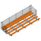 Jaypro Soccer Enclosed Bleacher (5 Row - Single Foot Plank with Chain Link Rail)