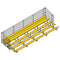 Jaypro Soccer Enclosed Bleacher (5 Row - Single Foot Plank with Chain Link Rail)