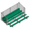 Jaypro Soccer Enclosed Bleacher (5 Row - Single Foot Plank with Chain Link Rail)