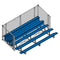 Jaypro Soccer Enclosed Bleacher (5 Row - Single Foot Plank with Chain Link Rail)