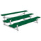 Jaypro Soccer Tip & Roll Bleacher (3 Row - Double Foot Plank)