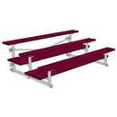 Jaypro Soccer Tip & Roll Bleacher (3 Row - Double Foot Plank)