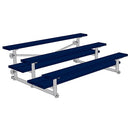 Jaypro Soccer Tip & Roll Bleacher (3 Row - Double Foot Plank)