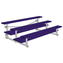 Jaypro Soccer Tip & Roll Bleacher (3 Row - Double Foot Plank)