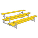 Jaypro Soccer Tip & Roll Bleacher (3 Row - Double Foot Plank)