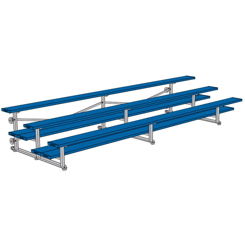 Jaypro Soccer Tip & Roll Bleacher (3 Row - Double Foot Plank)