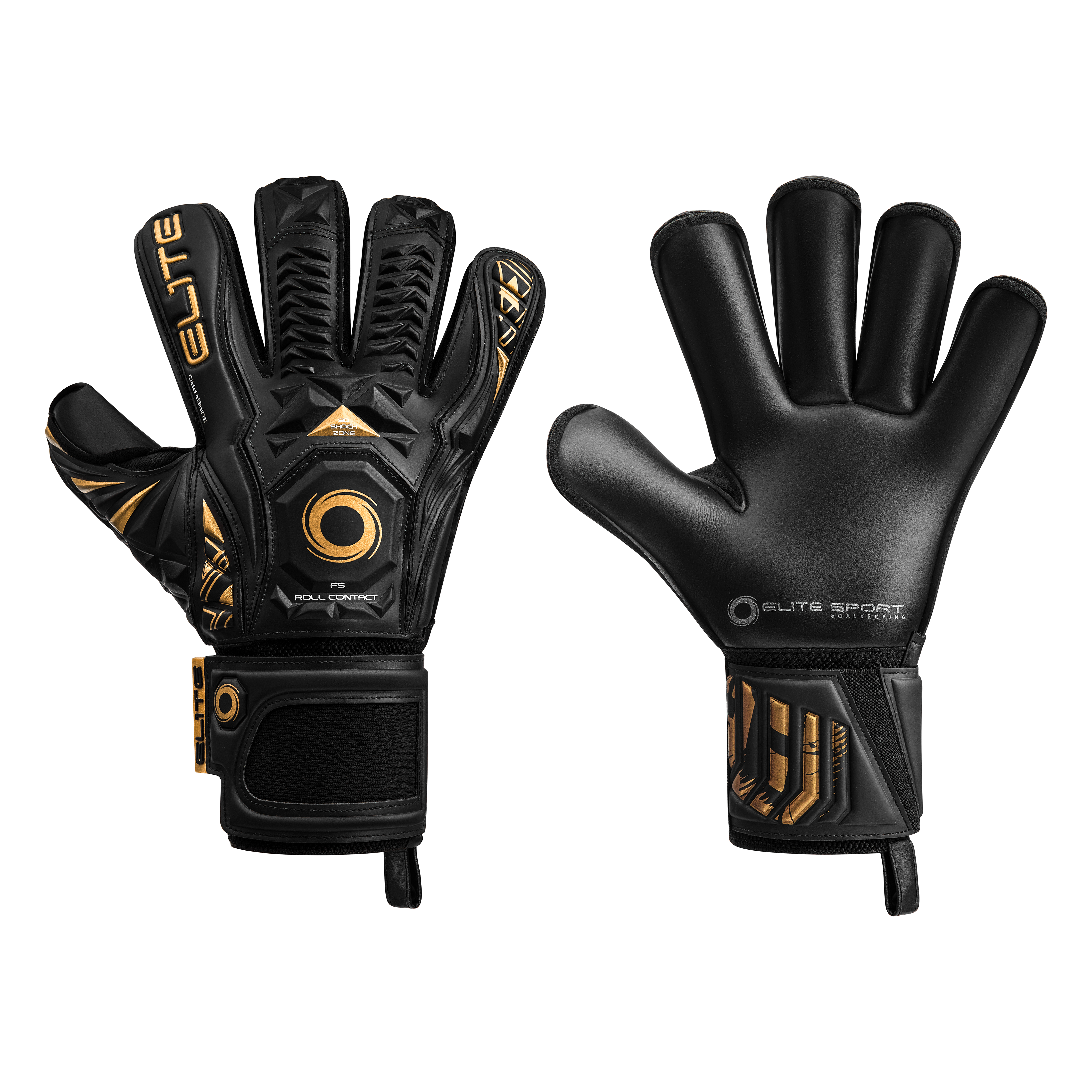 Guantes de portero Elite Sport Black Real v25