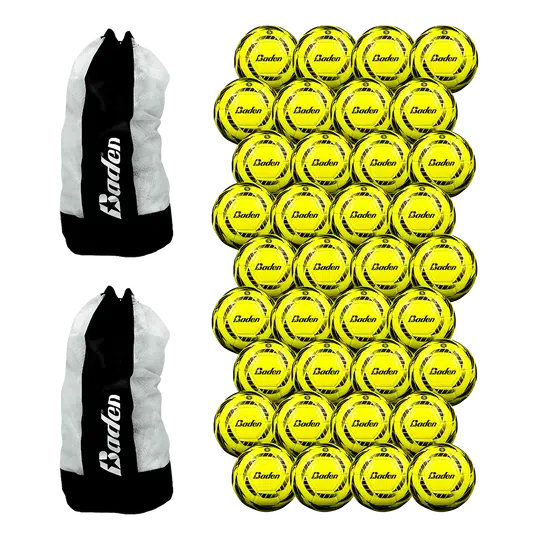 Baden Z-Series Club Soccer Ball Kit 36-pack with 2 Vented Carry Bag-Soccer Command