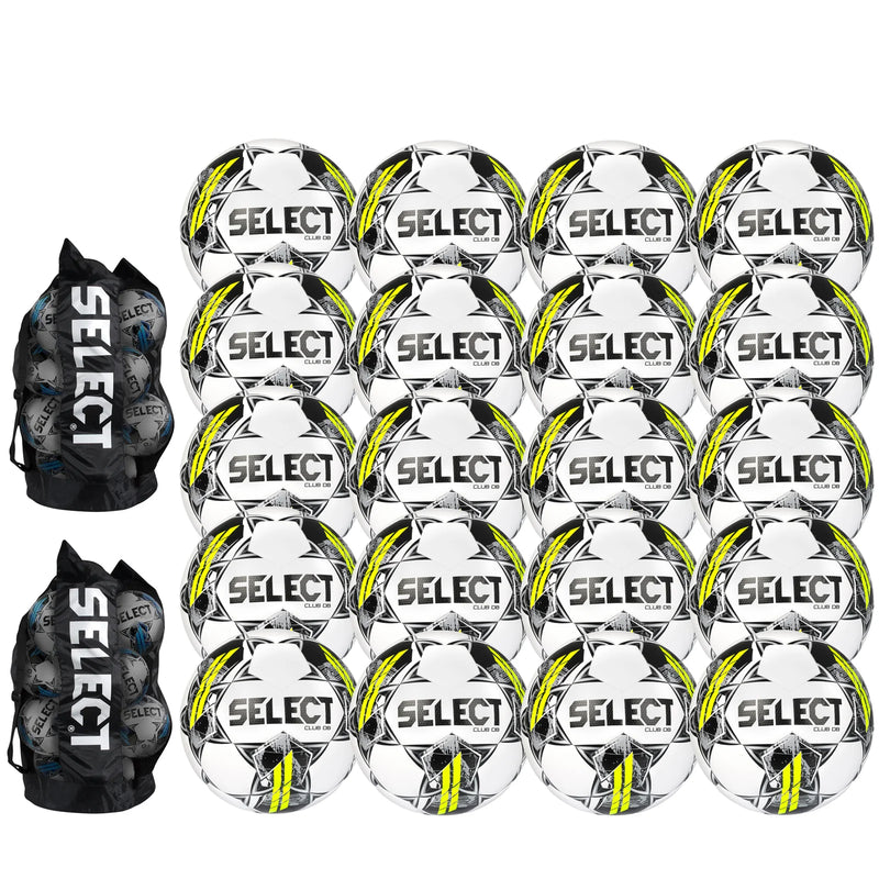 Select Club DB v22 Soccer Ball Bundle (20-pack with 2 ball bags)