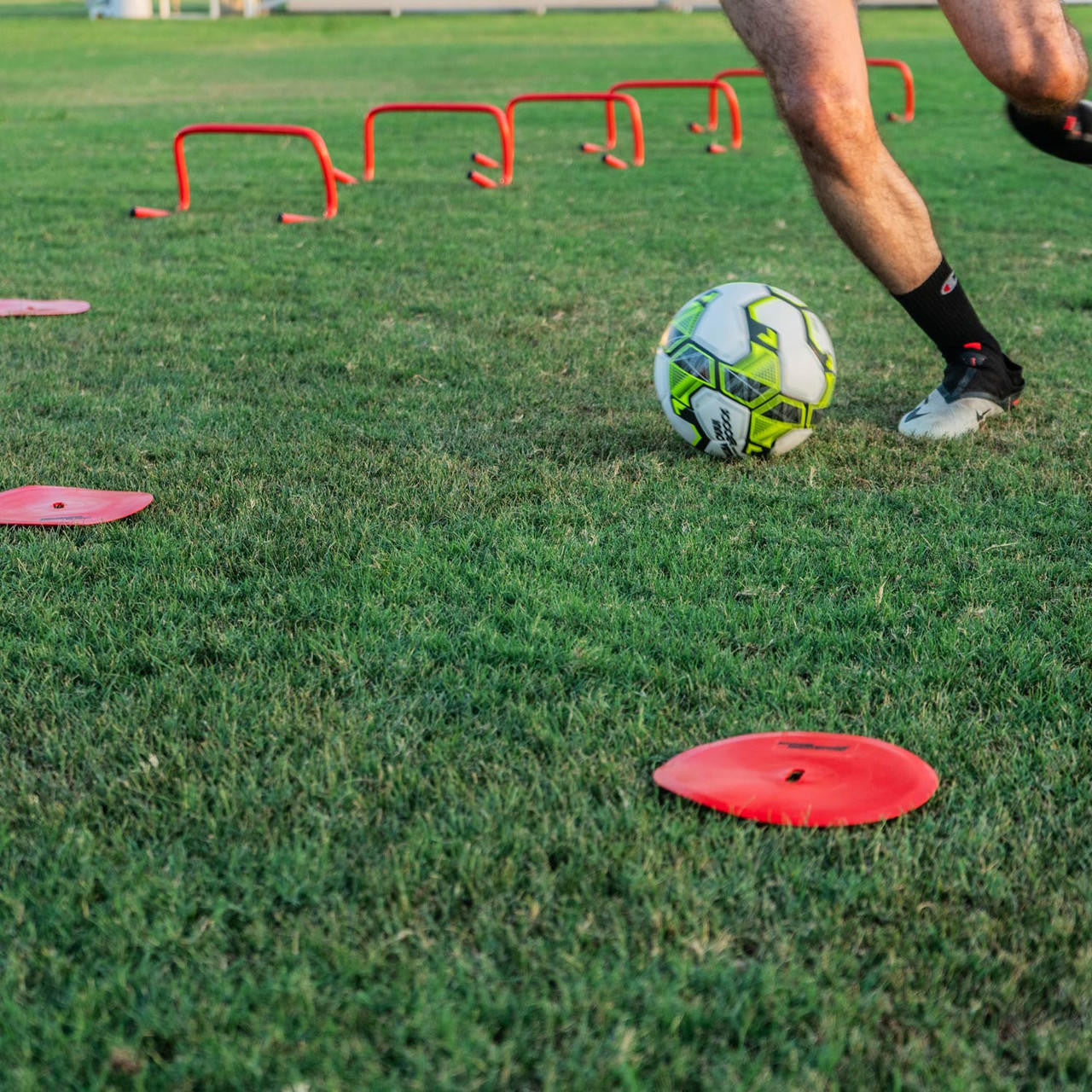 Juego de discos de marcaje de puntos planos de Soccer Innovations