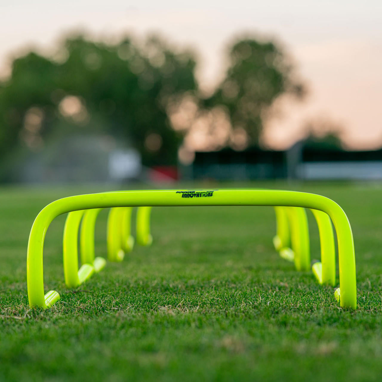 Obstáculos de velocidad y agilidad establecidos por Soccer Innovations