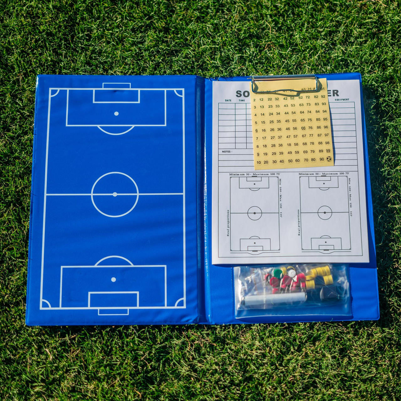 Carpeta magnética para entrenadores de fútbol de Soccer Innovations