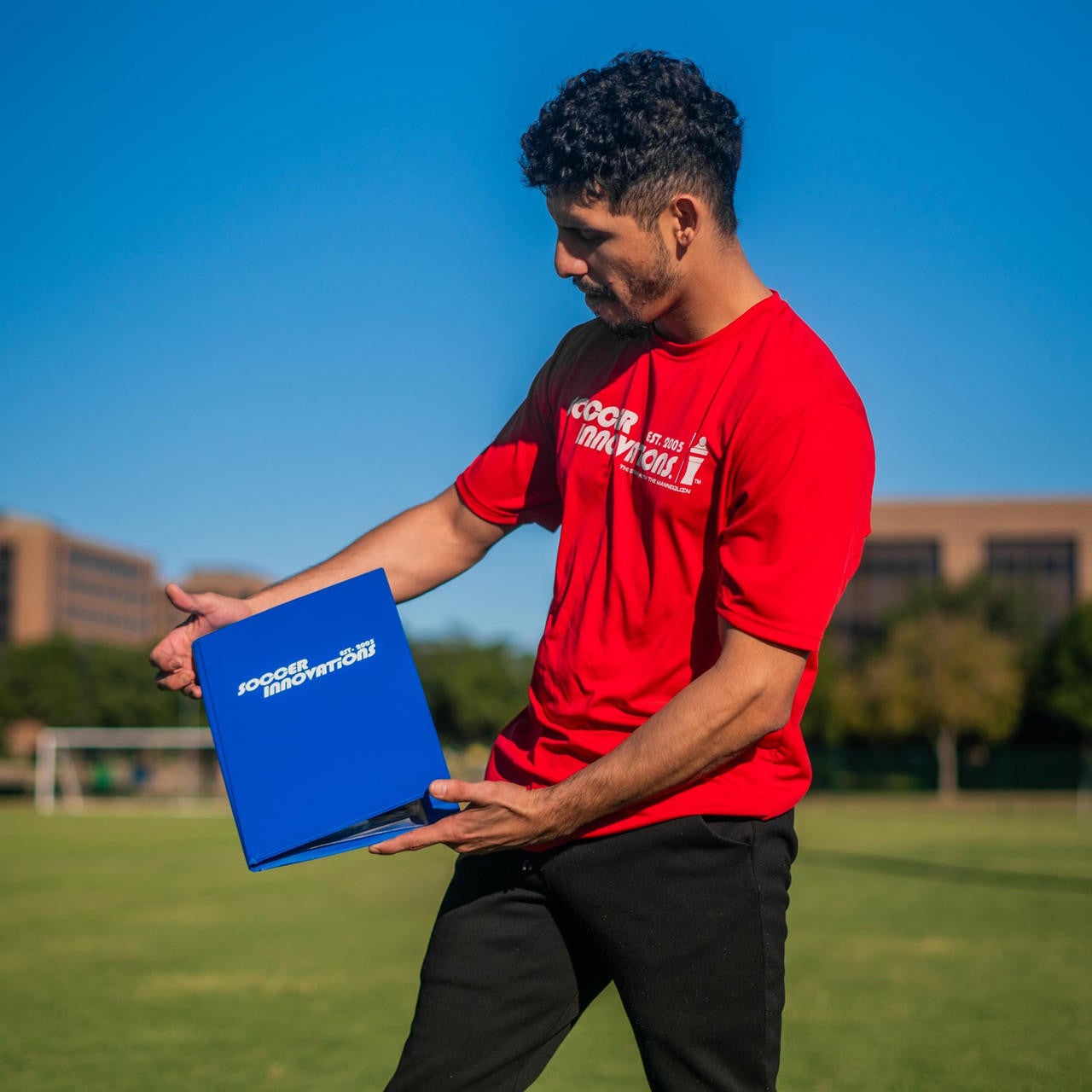 Carpeta magnética para entrenadores de fútbol de Soccer Innovations