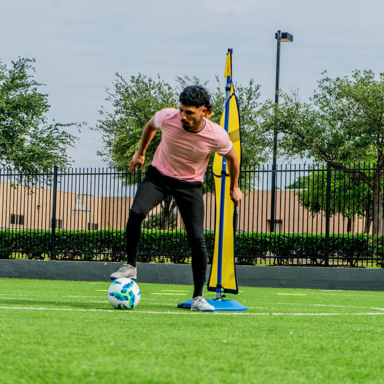 Maniquíes de césped artificial para pared de fútbol de Soccer Innovations (Juego de 4)
