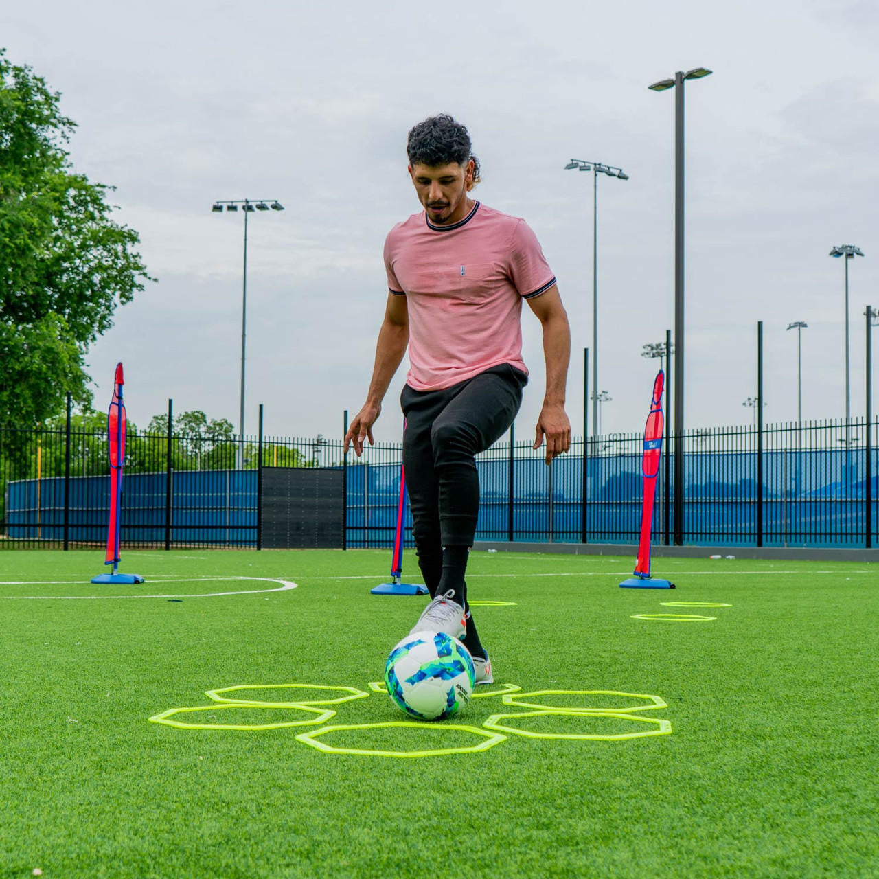 Aros octogonales de agilidad de Soccer Innovations