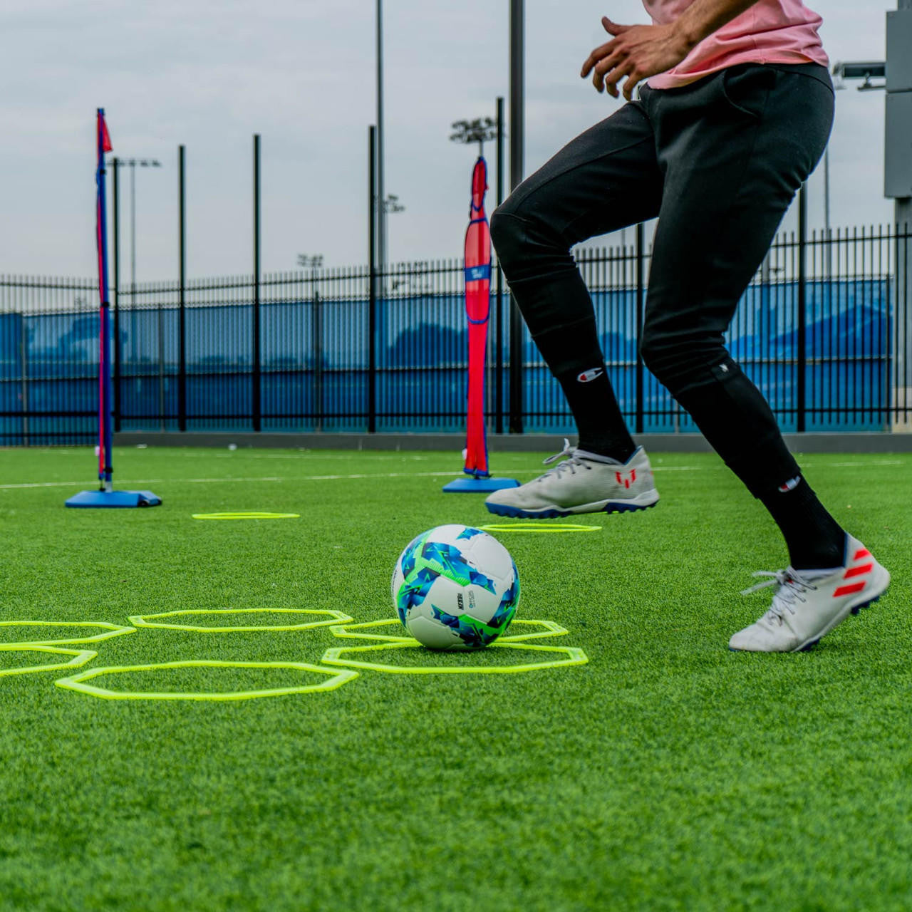 Aros octogonales de agilidad de Soccer Innovations