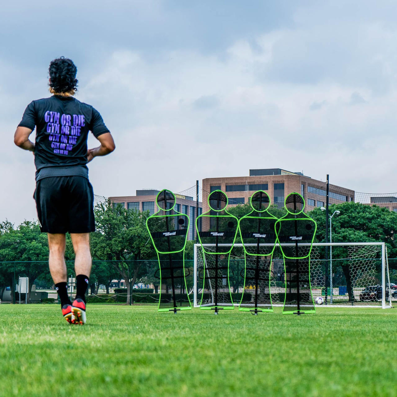 Maniquí de pared de fútbol de club de Soccer Innovations (juego de 4)