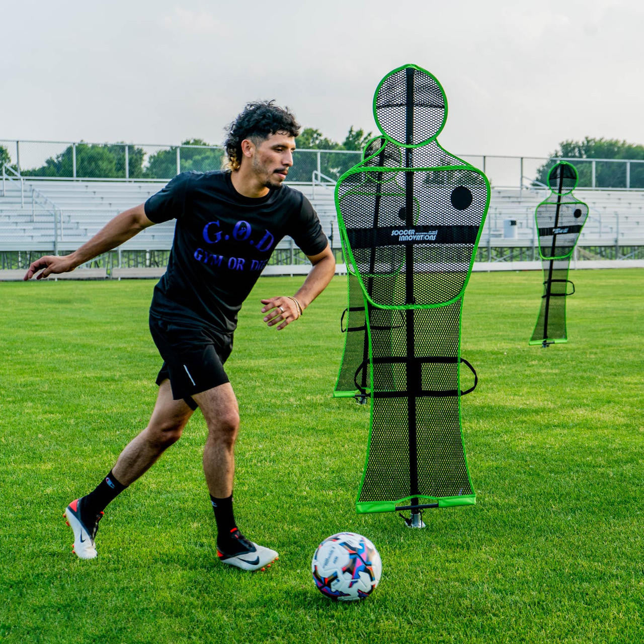 Maniquí de pared de fútbol de club de Soccer Innovations (juego de 4)