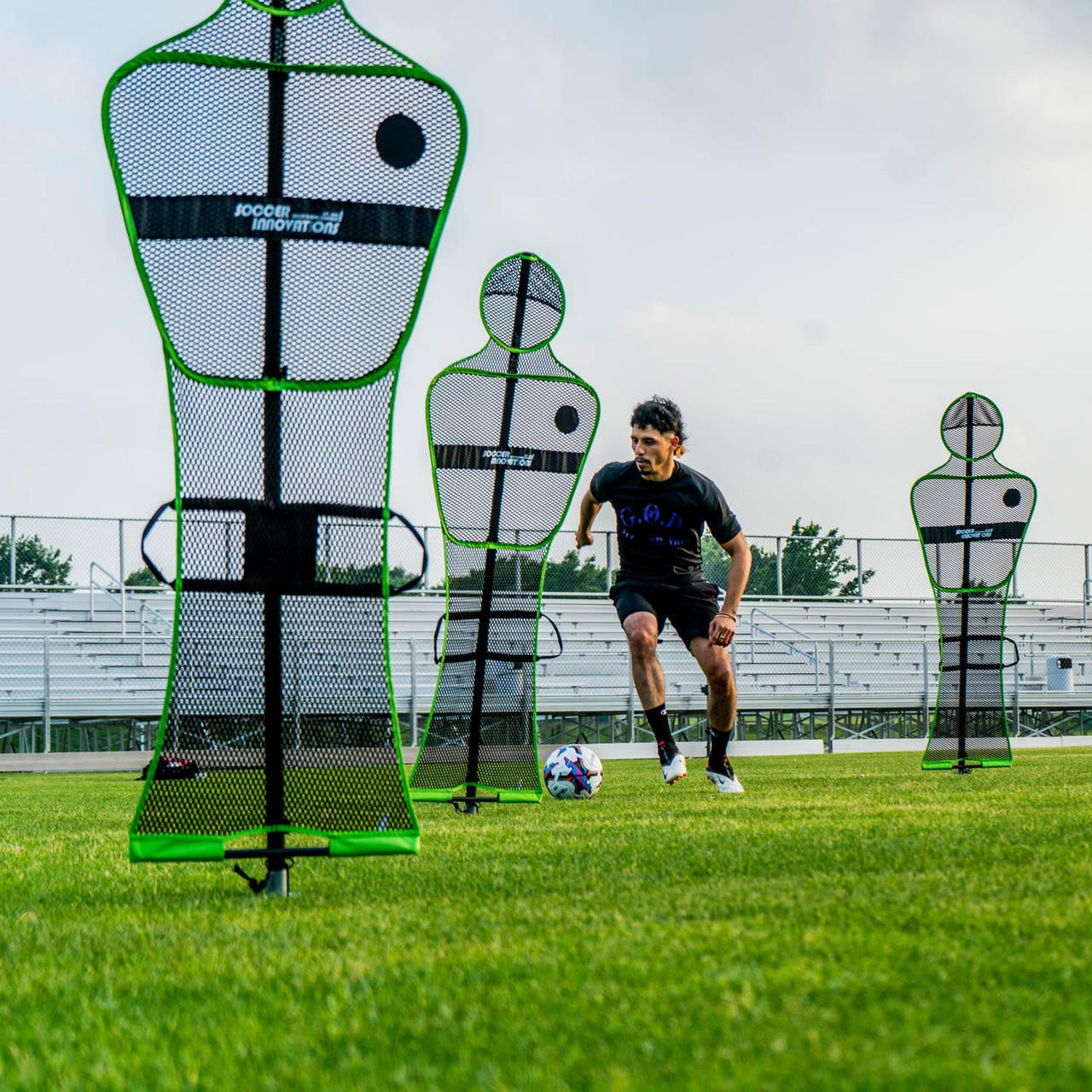 Maniquí de pared de fútbol de club de Soccer Innovations (juego de 4)