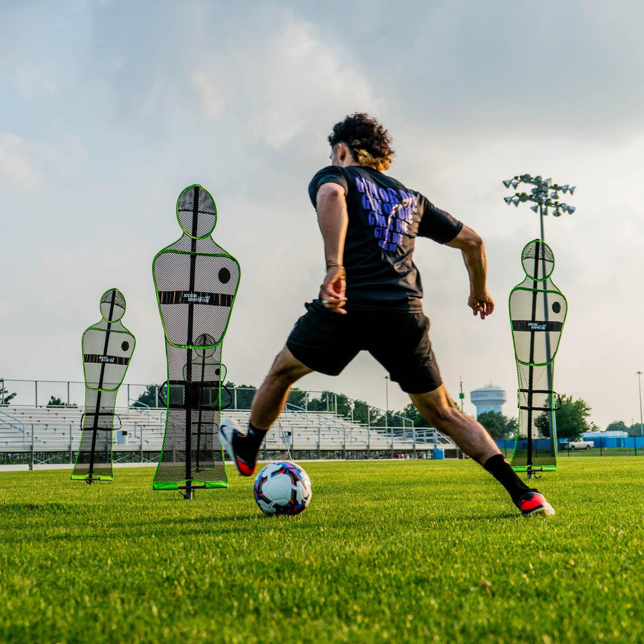 Maniquí de pared de fútbol de club de Soccer Innovations (juego de 4)