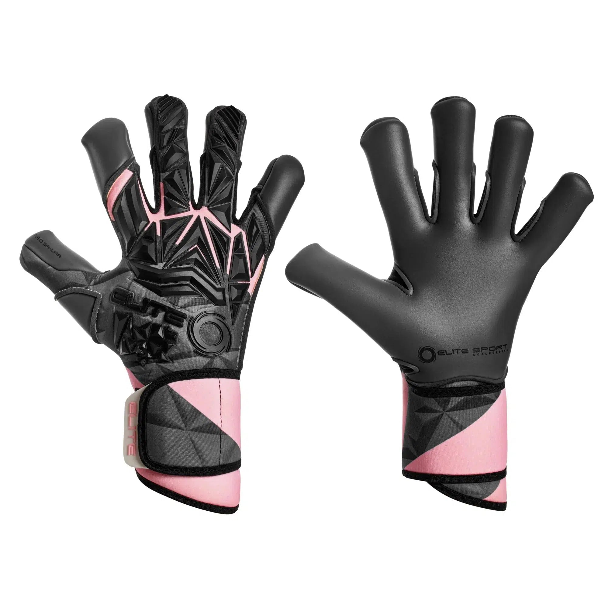 Elite Sport Sakura Black 24 Goalkeeper Gloves-Soccer Command