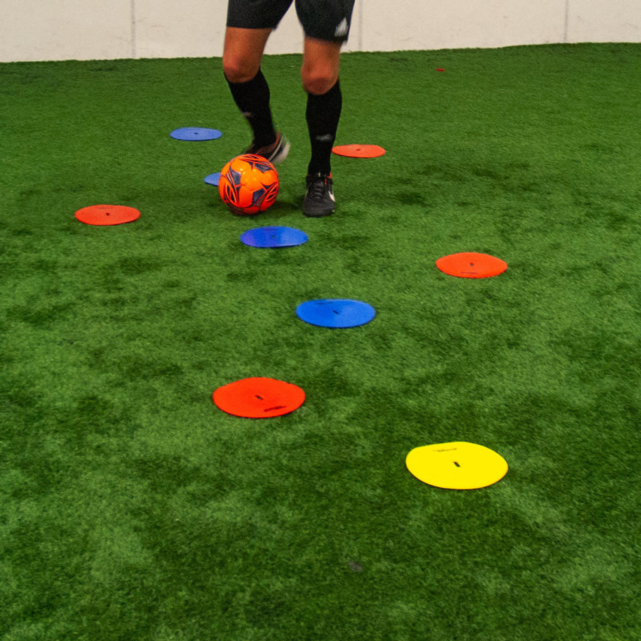 Juego de discos de marcaje de puntos planos de Soccer Innovations