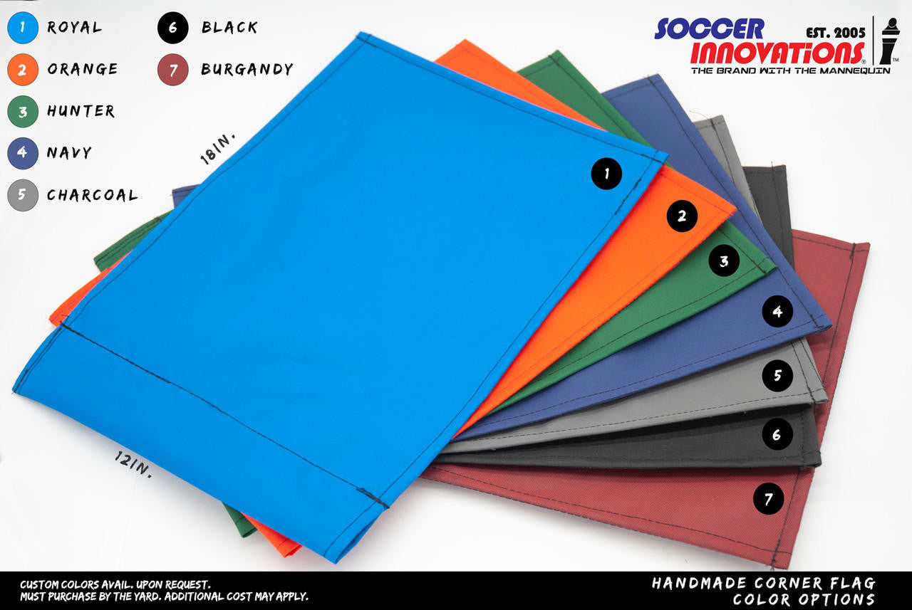 Banderines de esquina de fútbol personalizados de Soccer Innovations (juego de 4)