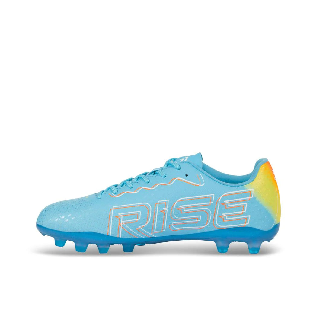Botas de fútbol IDA Rise Club para mujer FG/AG (azul amanecer)