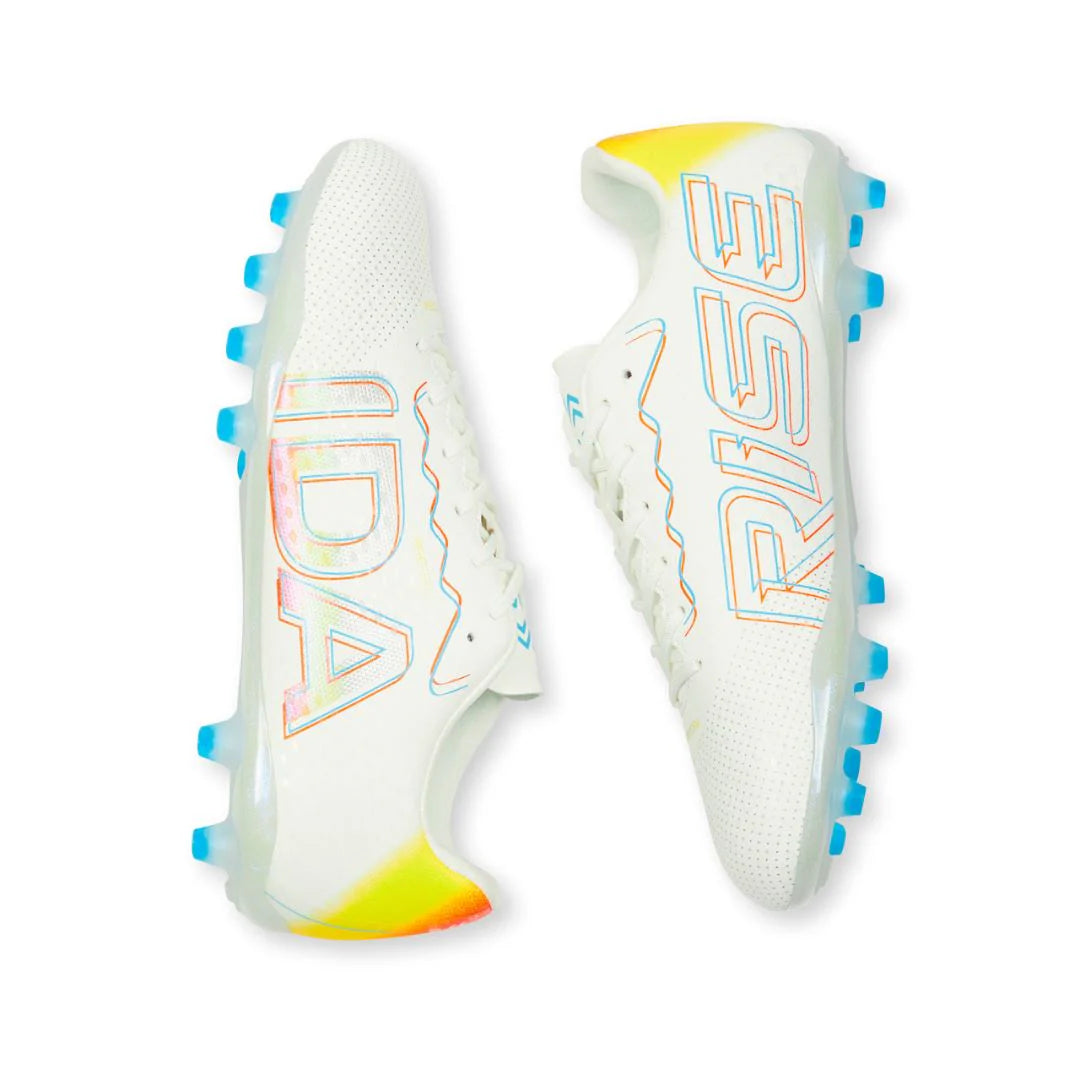 Botas de fútbol IDA Rise Club para mujer FG/AG (blancas)