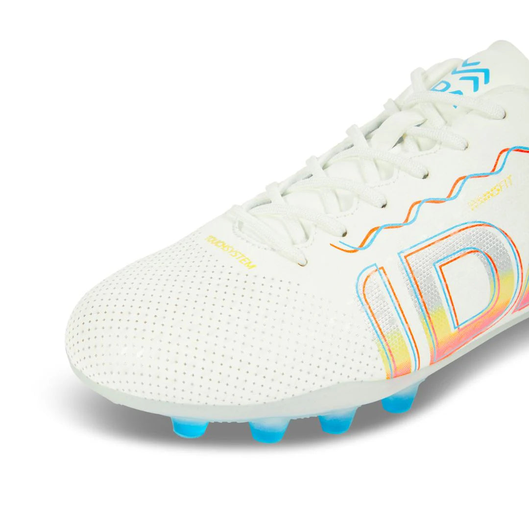 Botas de fútbol IDA Rise Club para mujer FG/AG (blancas)