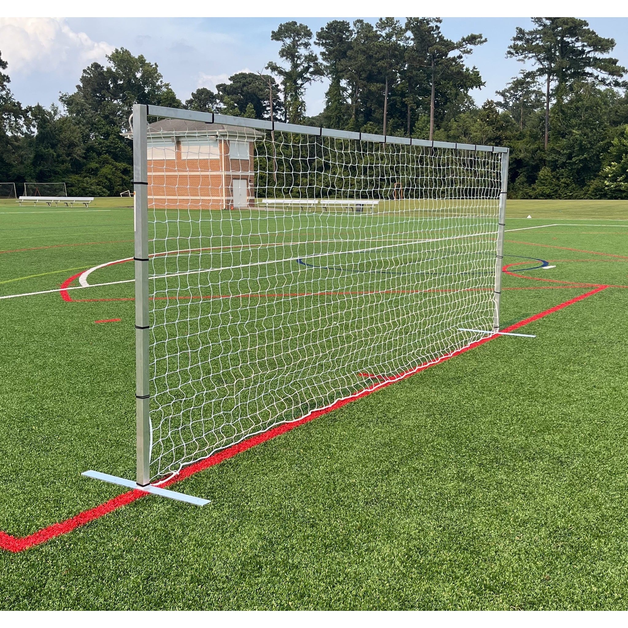 6.5' x 18.5' Pevo Flat Faced Coerver Practice Soccer Goal-Soccer Command