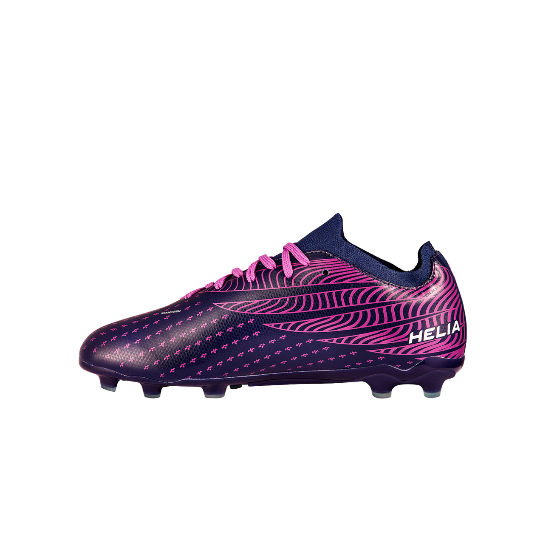 Botas de fútbol IDA Helia Club FG/AG para mujer (moradas)