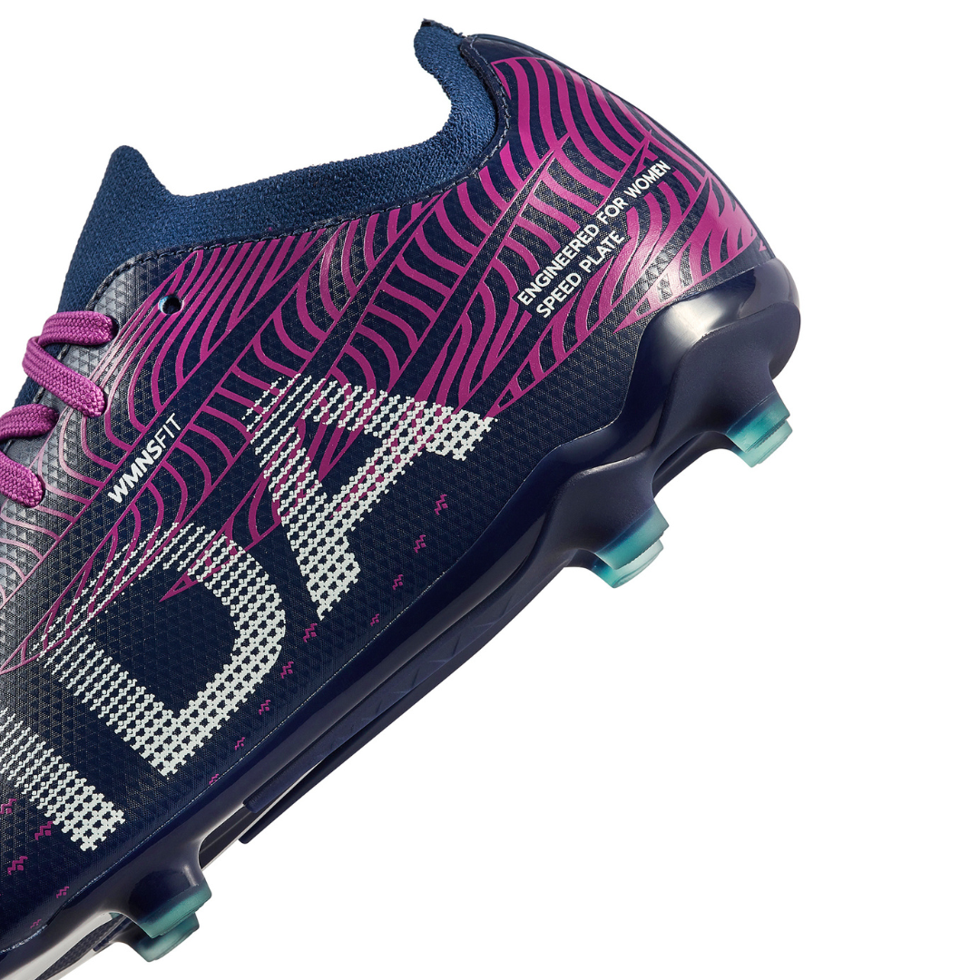 Botas de fútbol IDA Helia Club FG/AG para mujer (moradas)