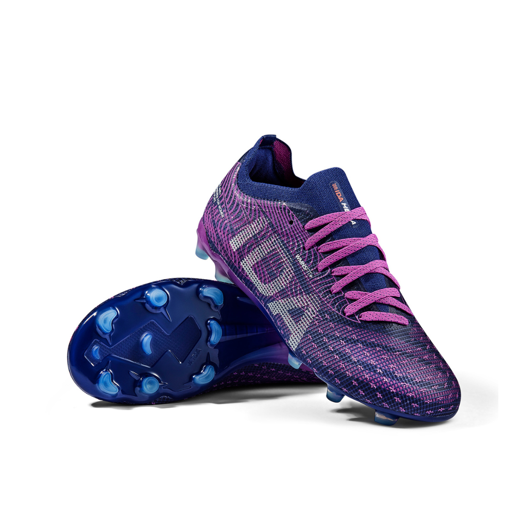 Botas de fútbol IDA Helia Elite FG/AG para mujer (moradas)