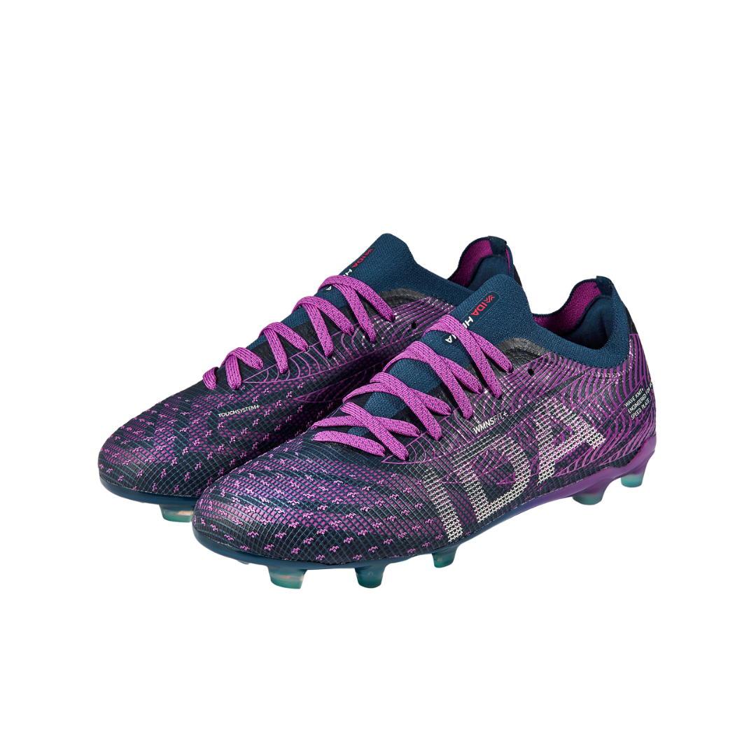 Botas de fútbol IDA Helia Elite FG/AG para mujer (moradas)