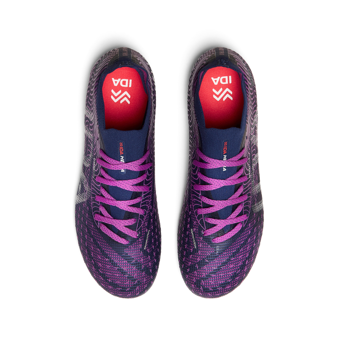 Botas de fútbol IDA Helia Elite FG/AG para mujer (moradas)
