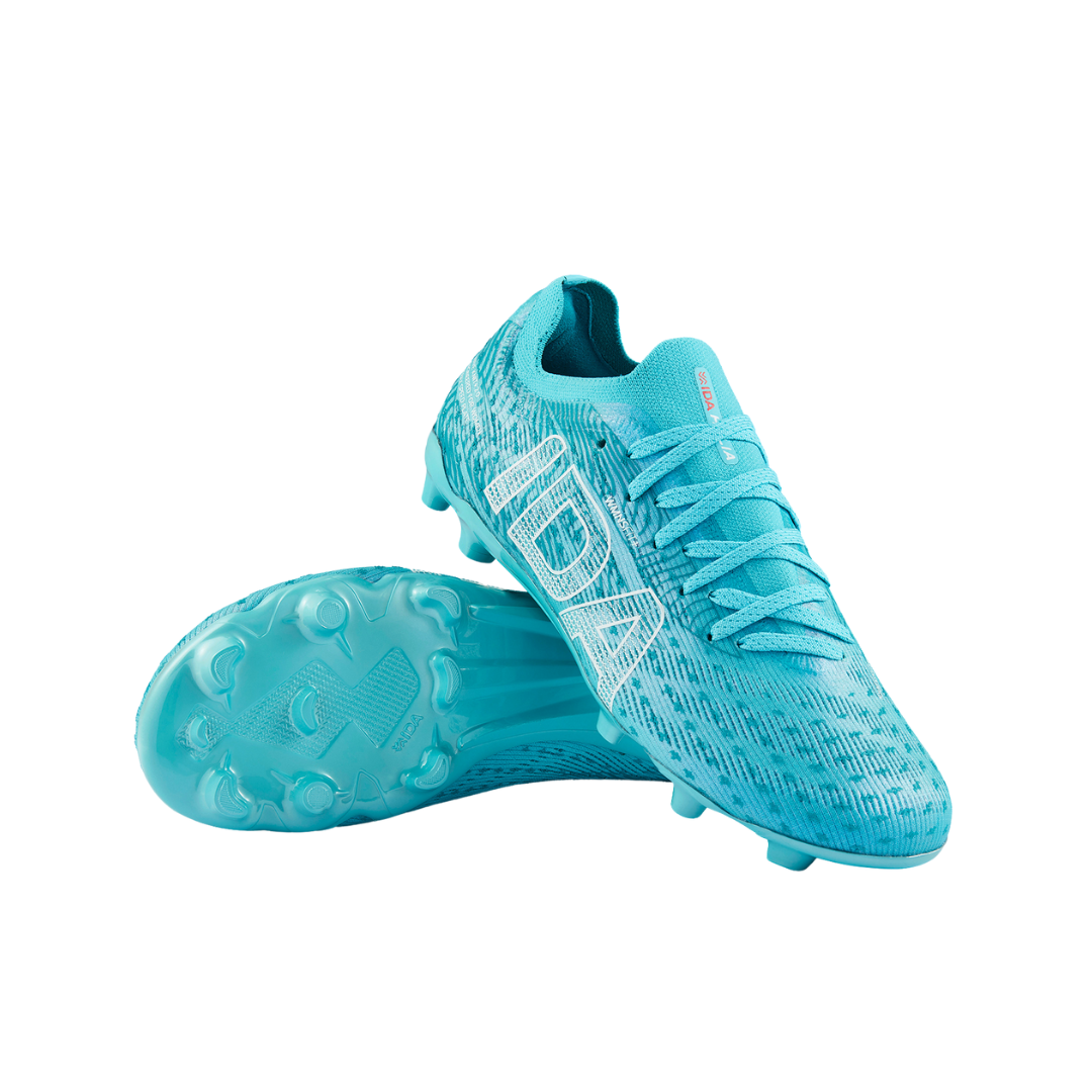 Botas de fútbol IDA Helia Pro FG/AG para mujer (azules)