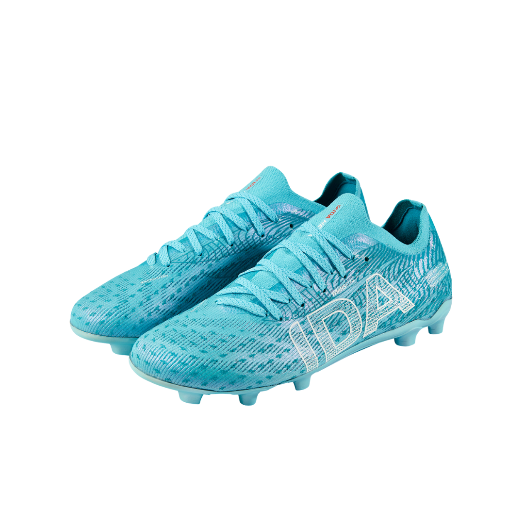 Botas de fútbol IDA Helia Pro FG/AG para mujer (azules)