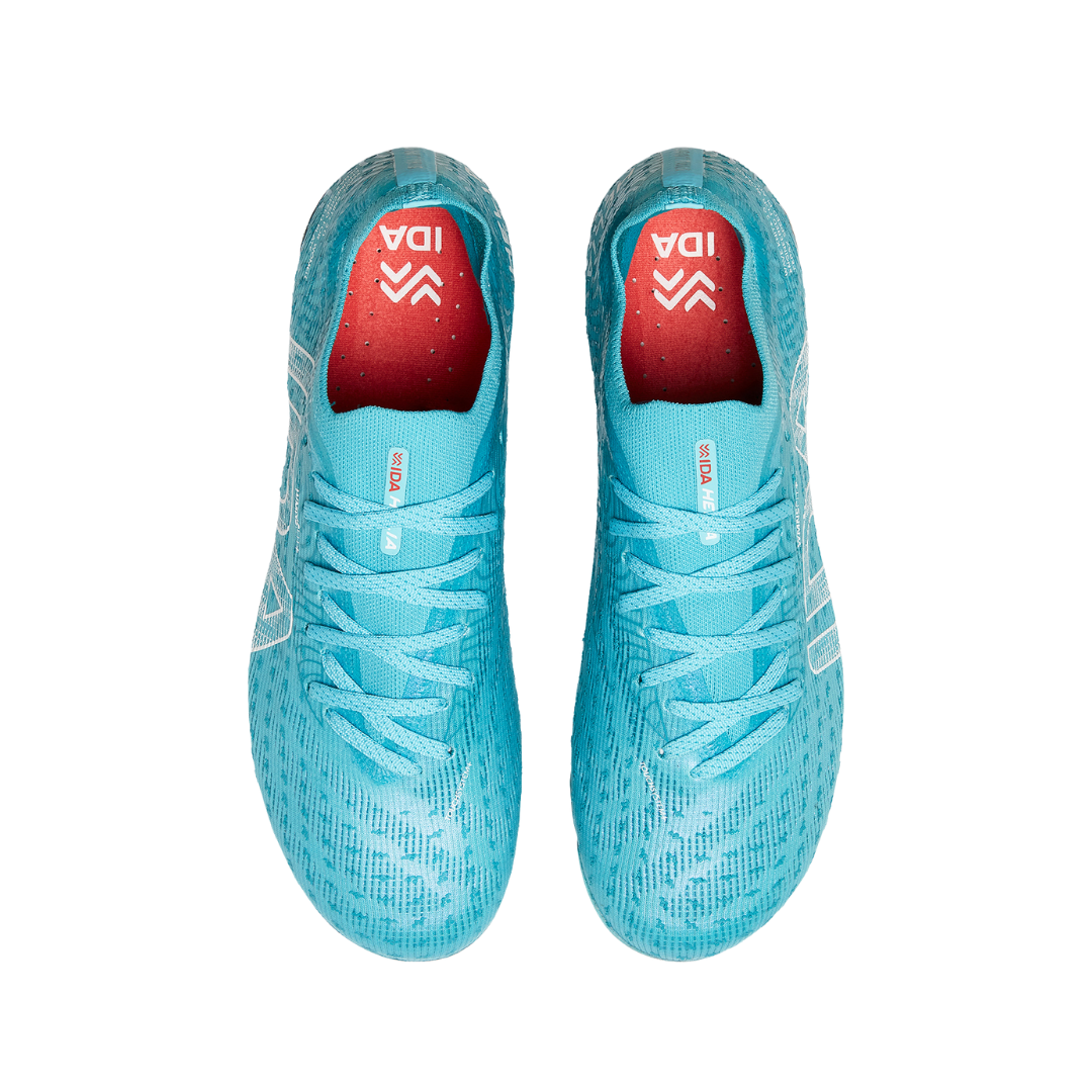 Botas de fútbol IDA Helia Pro FG/AG para mujer (azules)