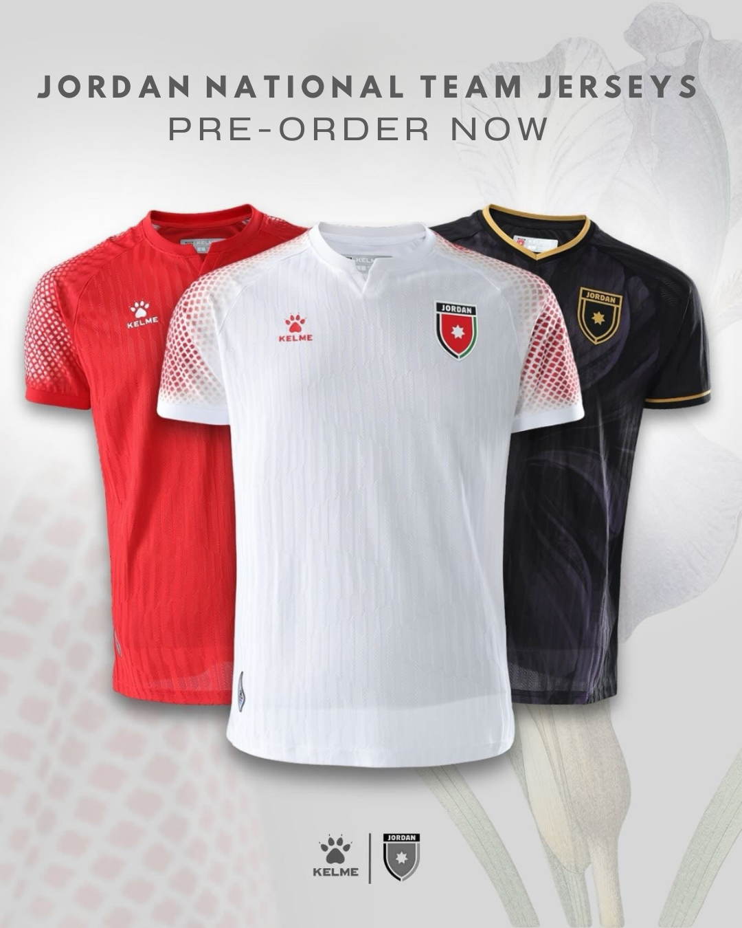 Kelme 2026 Jordan Authentic World Cup Home Soccer Jersey