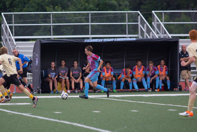 Refugio para banca de fútbol del equipo MVP IV de Soccer Innovations