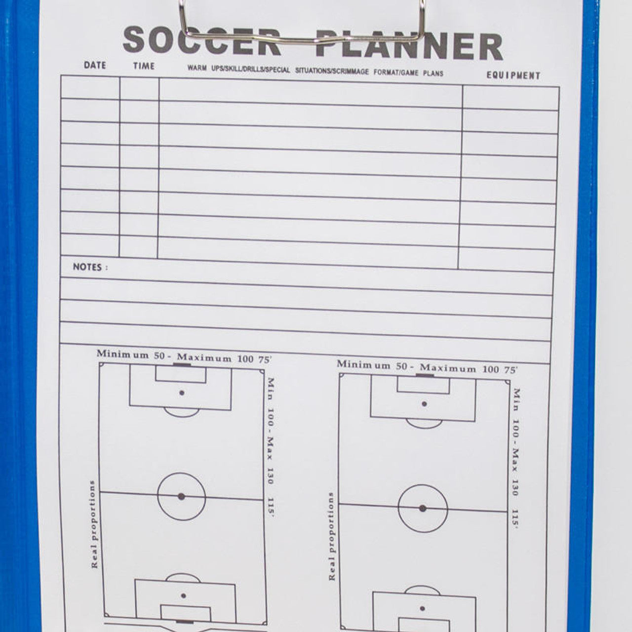 Carpeta magnética para entrenadores de fútbol de Soccer Innovations