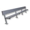 Jaypro Soccer Player Bench With Seat Back (Surface Mount)