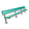Jaypro Soccer Player Bench With Seat Back (Surface Mount)