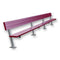 Jaypro Soccer Player Bench With Seat Back (Surface Mount)