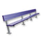 Jaypro Soccer Player Bench With Seat Back (Surface Mount)